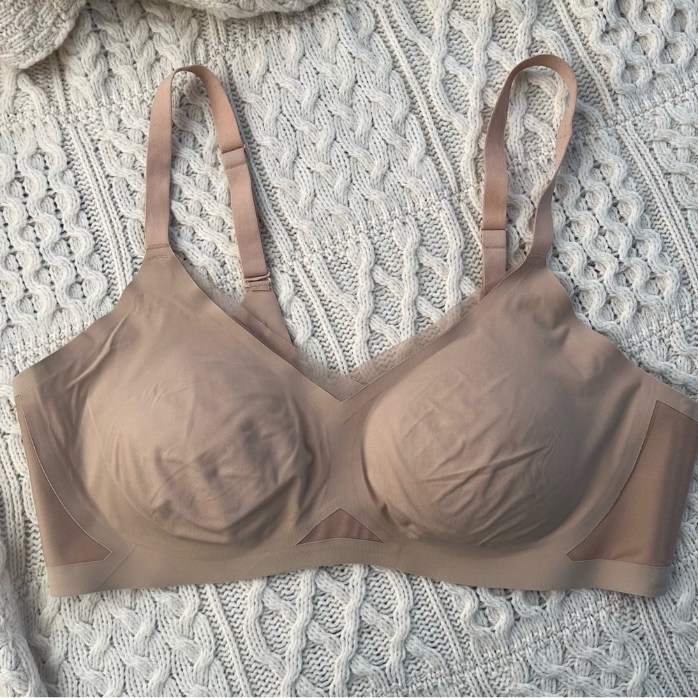 Honeylove Crossover Women Bra Beige Wireless Support Smoothing - Size 3X